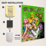 Anime Metal Poster Wall Decor - JJBA - C - Image 2