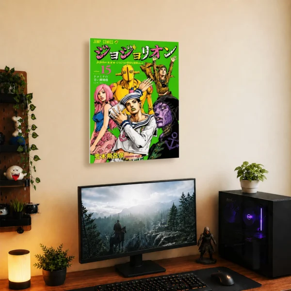 Anime Metal Poster Wall Decor - JJBA - C - Image 5