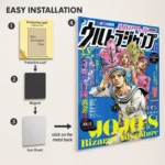 Anime Metal Poster Wall Decor - JJBA - D - Image 2