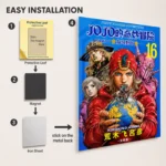 Anime Metal Poster Wall Decor - JJBA - E - Image 2