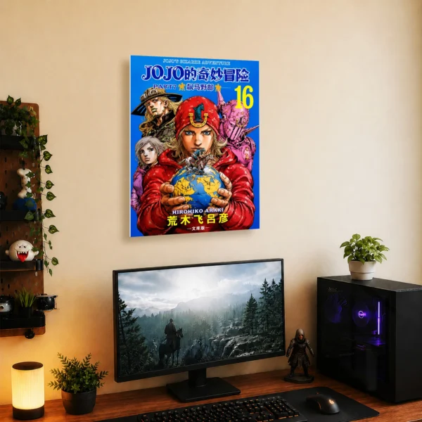 Anime Metal Poster Wall Decor - JJBA - E - Image 5