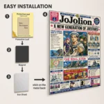 Anime Metal Poster Wall Decor - JJBA - JoJolion - A - Image 2