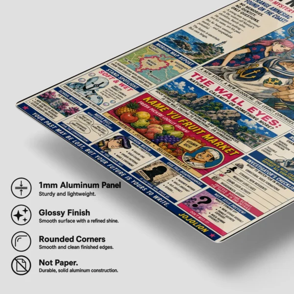 Anime Metal Poster Wall Decor - JJBA - JoJolion - A - Image 6