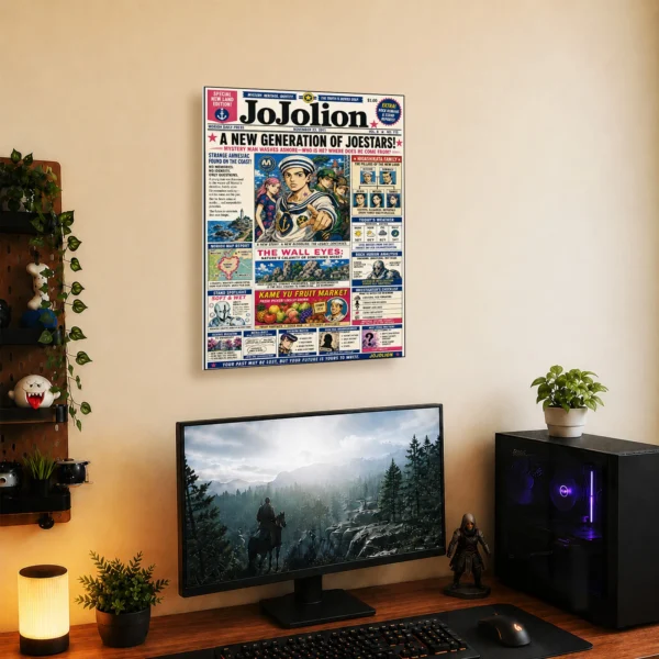 Anime Metal Poster Wall Decor - JJBA - JoJolion - A - Image 5
