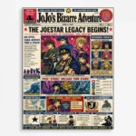 Anime Metal Poster Wall Decor - JJBA - G