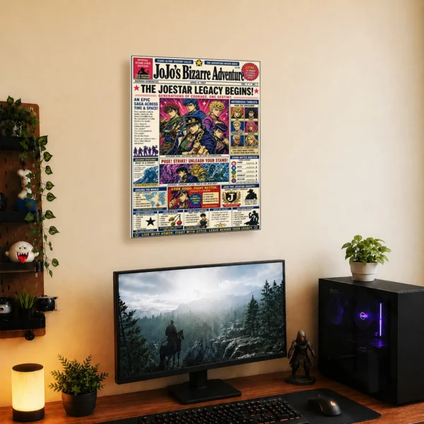 Anime Metal Poster Wall Decor - JJBA - G - Image 5