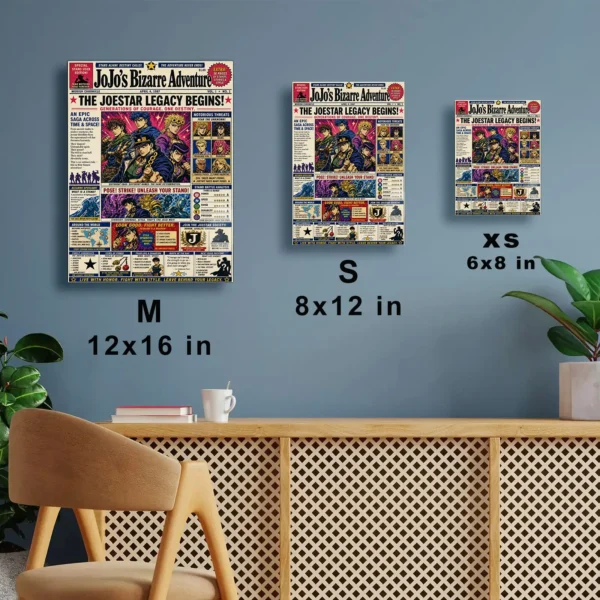 Anime Metal Poster Wall Decor - JJBA - G - Image 7