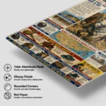 Anime Metal Poster Wall Decor - JJBA - Steel Ball Run Racers - Image 6