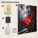 Anime Metal Poster Wall Decor - Dark Fantasy - Image 2