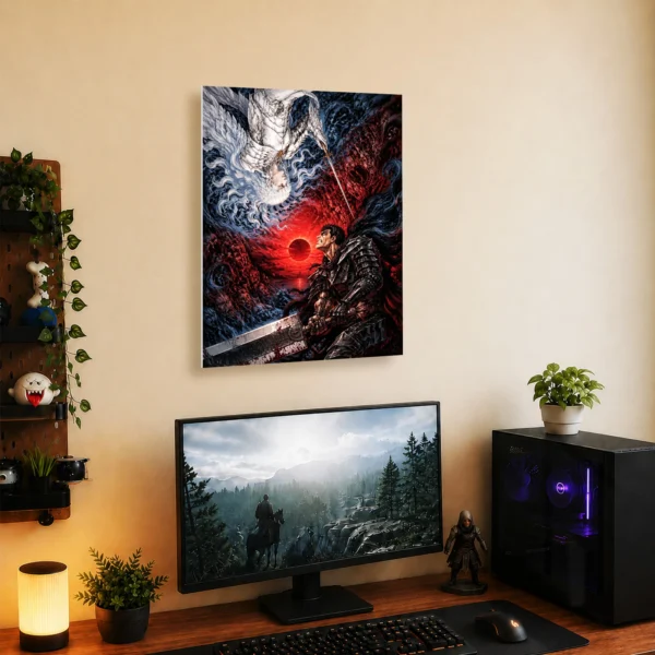 Anime Metal Poster Wall Decor - Dark Fantasy - Image 5