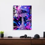 Anime Metal Poster Wall Decor - JJK - Satoru Gojo - Image 4