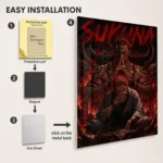 Anime Metal Poster Wall Decor - JJK - Ryomen Sukuna - A - Image 2