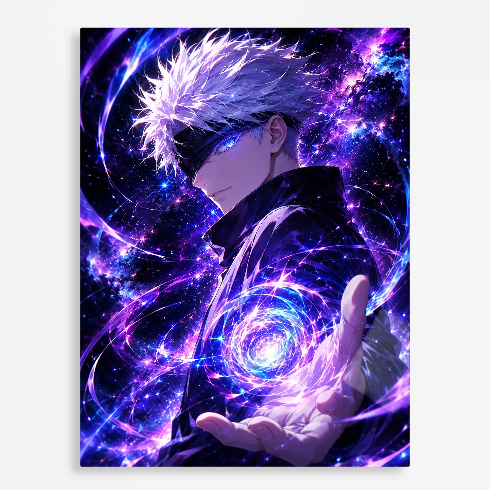 anime metal poster (234) s1 Anime Metal Poster Wall Decor - JJK - Satoru Gojo - A - Image 1