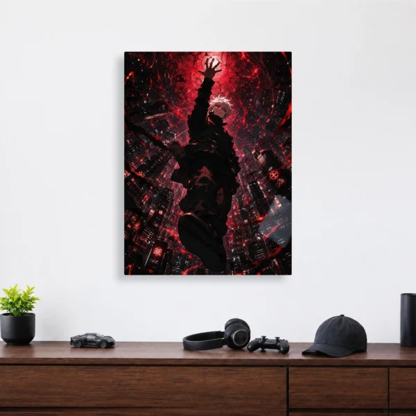 Anime Metal Poster Wall Decor - JJK - Satoru Gojo - B - Image 4