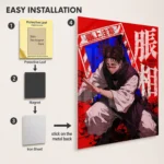 Anime Metal Poster Wall Decor - JJK - Choso - Image 2