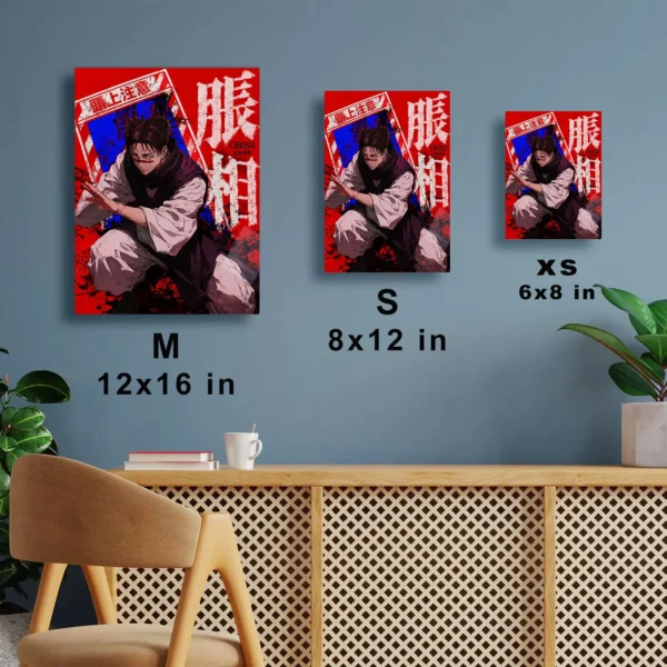 Anime Metal Poster Wall Decor - JJK - Choso - Image 7