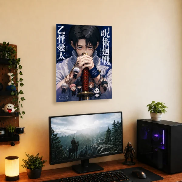 Anime Metal Poster Wall Decor - JJK - Yuta Okkotsu - Image 5