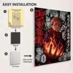 Anime Metal Poster Wall Decor - JJK - Ryomen Sukuna - B - Image 2