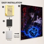 Anime Metal Poster Wall Decor - JJK - Suguru Geto - A - Image 2