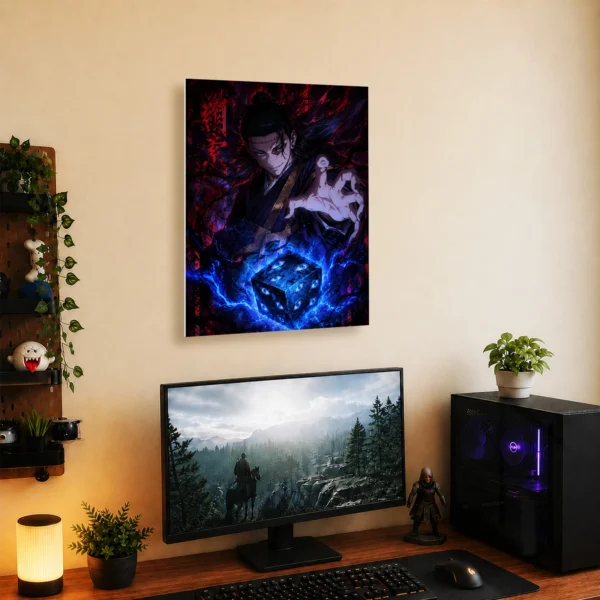 Anime Metal Poster Wall Decor - JJK - Suguru Geto - A - Image 5