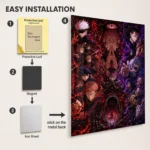 Anime Metal Poster Wall Decor - JJK - Image 2