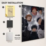 Anime Metal Poster Wall Decor - JJK - A - Image 2
