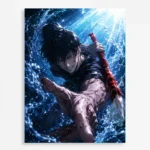 Anime Metal Poster Wall Decor - JJK - Toji Fushiguro