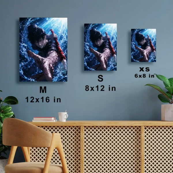 Anime Metal Poster Wall Decor - JJK - Toji Fushiguro - Image 7