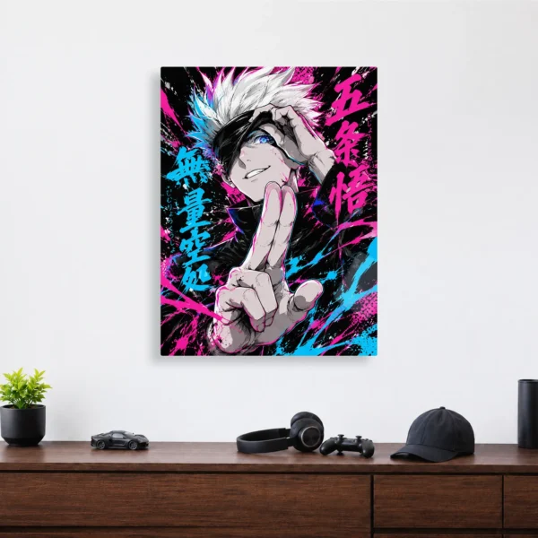 Anime Metal Poster Wall Decor - JJK - Satoru Gojo - C - Image 4