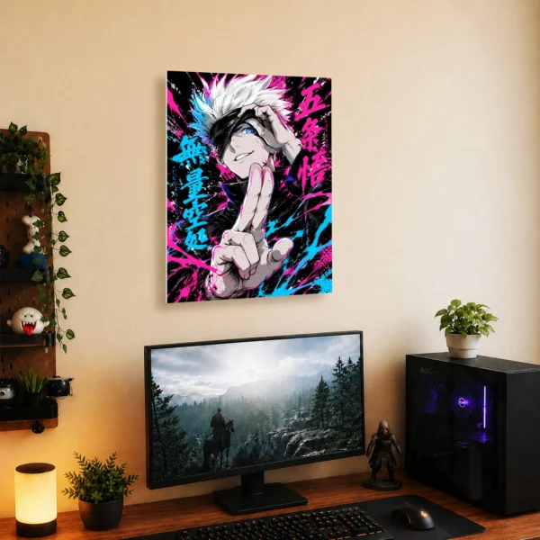 Anime Metal Poster Wall Decor - JJK - Satoru Gojo - C - Image 5