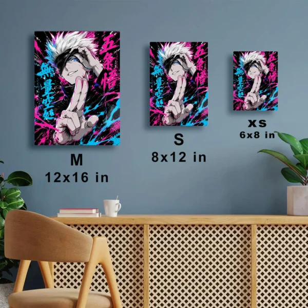 Anime Metal Poster Wall Decor - JJK - Satoru Gojo - C - Image 7