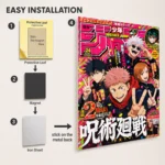 Anime Metal Poster Wall Decor - JJK - B - Image 2