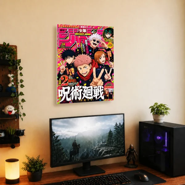 Anime Metal Poster Wall Decor - JJK - B - Image 5