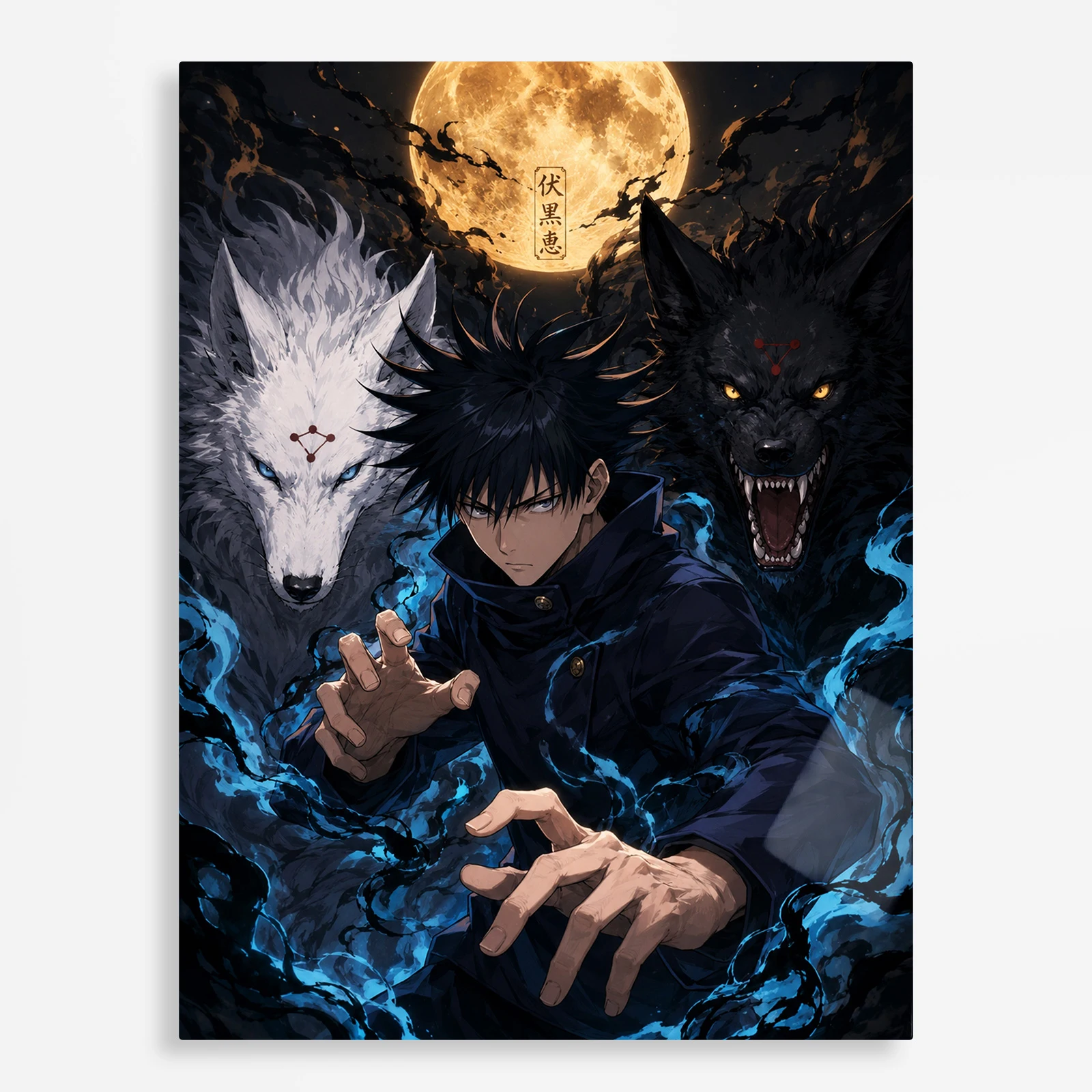 anime metal poster (247) s1 Anime Metal Poster Wall Decor - JJK - D - Image 1