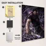 Anime Metal Poster Wall Decor - JJK - Toji Fushiguro - A - Image 2