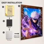 Anime Metal Poster Wall Decor - JJK - Satoru Gojo - D - Image 2