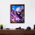 Anime Metal Poster Wall Decor - JJK - Satoru Gojo - D - Image 4