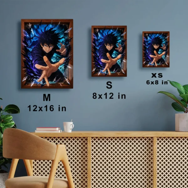 Anime Metal Poster Wall Decor - JJK - Megumi Fushiguro - Image 7