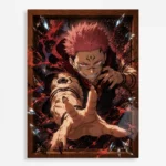 Anime Metal Poster Wall Decor - JJK - Ryomen Sukuna - C