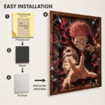 Anime Metal Poster Wall Decor - JJK - Ryomen Sukuna - C - Image 2