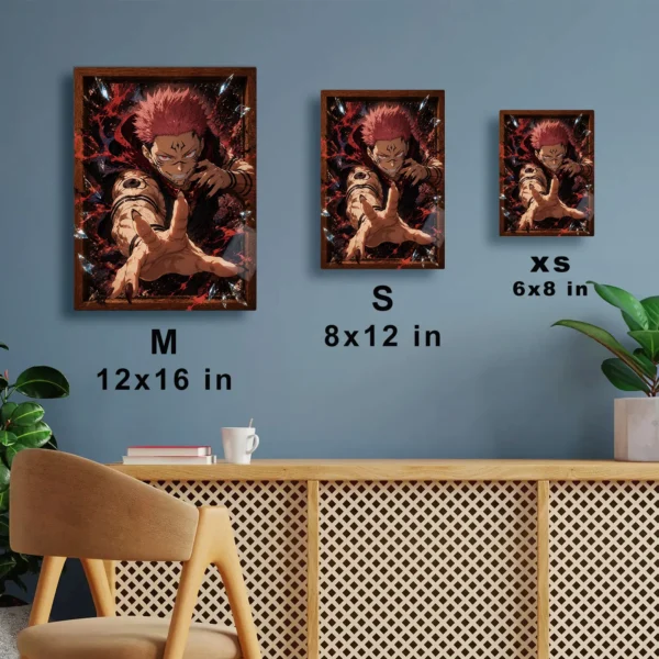 Anime Metal Poster Wall Decor - JJK - Ryomen Sukuna - C - Image 7