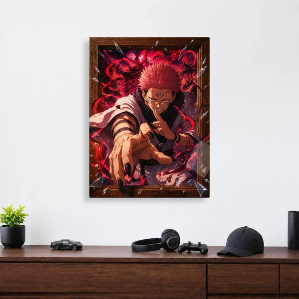 Anime Metal Poster Wall Decor - JJK - Ryomen Sukuna - D - Image 4