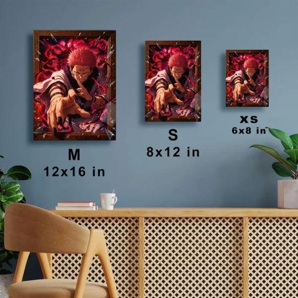 Anime Metal Poster Wall Decor - JJK - Ryomen Sukuna - D - Image 7