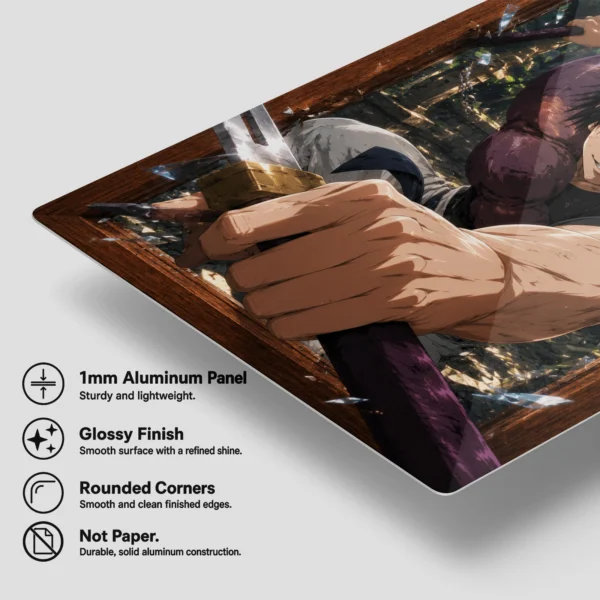 Anime Metal Poster Wall Decor - JJK - Toji Fushiguro - B - Image 6