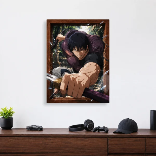 Anime Metal Poster Wall Decor - JJK - Toji Fushiguro - B - Image 4