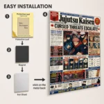 Anime Metal Poster Wall Decor - JJK - E - Image 2