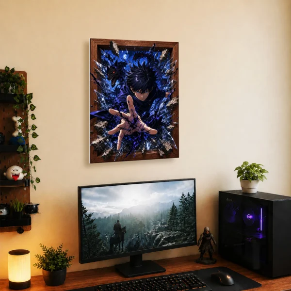 Anime Metal Poster Wall Decor - JJK - Megumi Fushiguro - A - Image 5