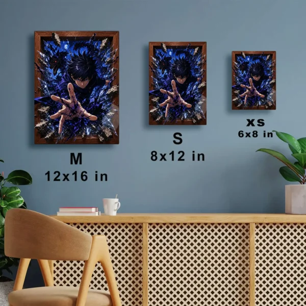 Anime Metal Poster Wall Decor - JJK - Megumi Fushiguro - A - Image 7