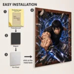 Anime Metal Poster Wall Decor - JJK - Toji Fushiguro - C - Image 2