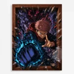 Anime Metal Poster Wall Decor - JJK - Yuji Itadori